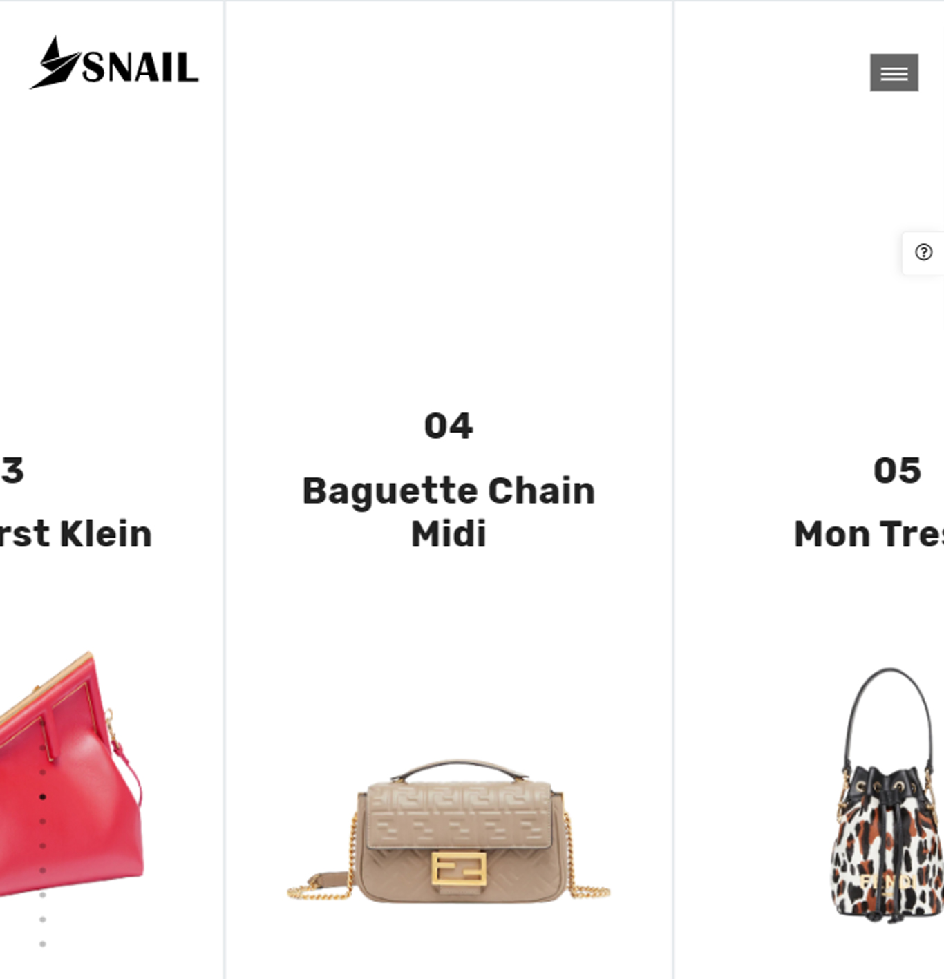 laxury handbags template